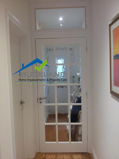 Adding new doorway to hallway. Mudeford , Dorset.