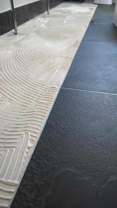 Floor levelling and installing Karndean Vinyl Flooring. Burley, Hampshire