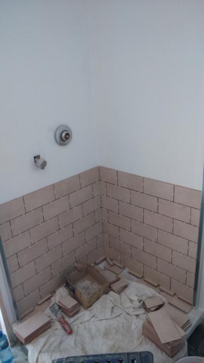 Shower installation and Tiling. Westbourne, Dorset.