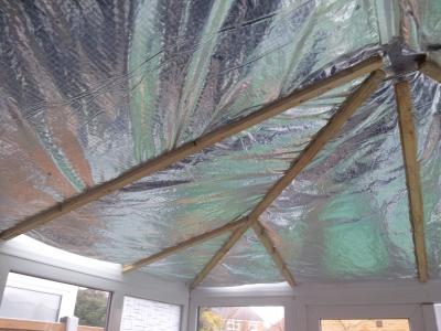Treated Timber Battens Affixed over Insulation