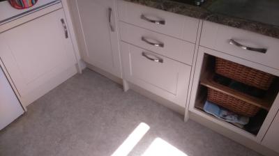 Vinyl Click Plank Flooring Install, Limestone