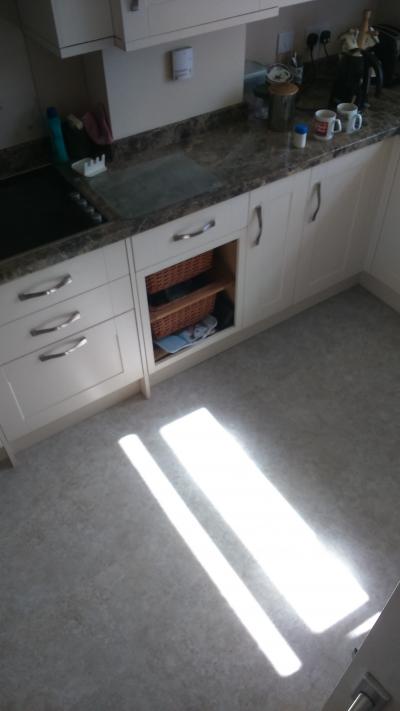 Vinyl Click Plank Flooring Install, Limestone