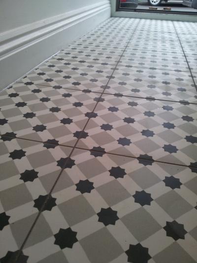 Entrance Hall Floor Tiling - Mudeford, Dorset