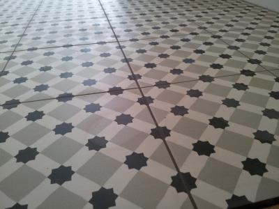 Entrance Hall Floor Tiling - Mudeford, Dorset